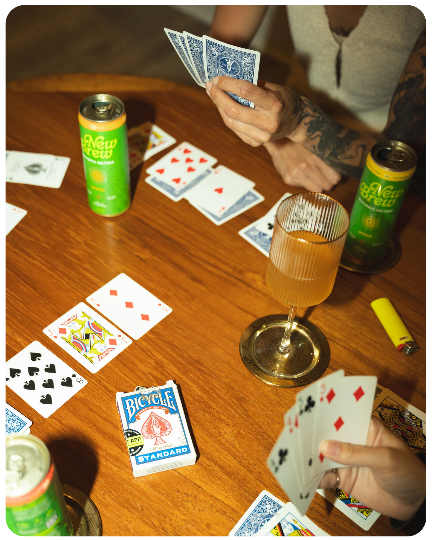 Playing cards with New Brew