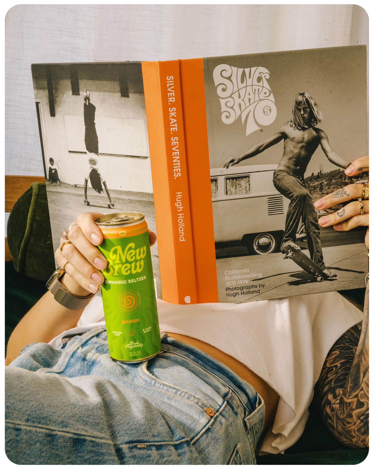 New Brew Mango and a Book